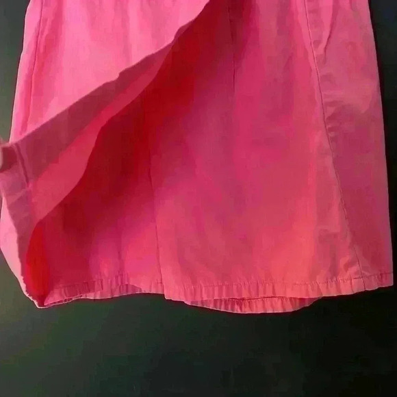 Lands End Girls Size 12 Pink Skort Stretch Button - Picture 3 of 6
